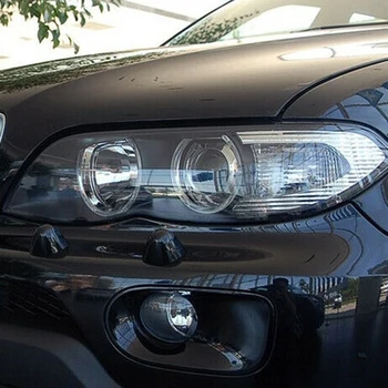 1 kom. Automobilska fara Glavu svjetlo lampe Objektiv Prozirni poklopac objektiva Za-BMW X5 E53 2004-2006 Poklopac objektiva prednja svjetla(na LIJEVOJ strani)