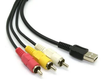 10шт USB& AV TV kabel Kabel KABEL za Sony fotoaparat DSC-W350 Kompatibilan VMC-MD3