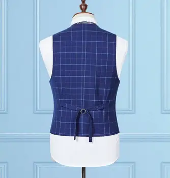 2019 novi dolazak Prilagođene Slim Fit odijelo za мужчин's visoka kvaliteta jedne tipke vjenčanje Poslovne kostime iz tri predmeta Odijelo Homme Mariage