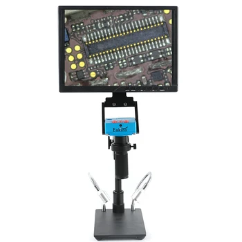 30MP 1080P HDMI Industrijski Digitalni Video Mikroskop Skladište 130X Zoom C Pričvršćivanje Objektiva IPS LCD Monitor Za Otkrivanje Povećanje