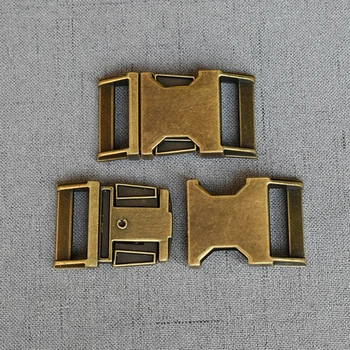 50 kom Brončani 25 mm Metalni Brzo Bočne Izdanje Buckle Ruksak Kopča za remen koristiti za torbe prtljage ruksak ogrlicu psa