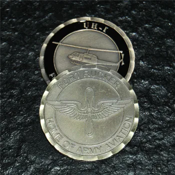 50 kom./lot Dhl-om Besplatna dostava Huey Helikoptera UH 1 Ft Rucker Army Challenge Coin St