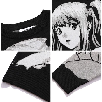 Anime Death Note Misa Amane Umjetna Koža Seksi Vrhovima Džemper Uniforma Odijelo Anime Cosplay Kostime Besplatno veste kostimi