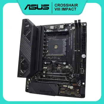 ASUS ROG CROSSHAIR VIII IMPACT Socket AM4 AMD X570 Matična ploča Ryzen 5 PRO 5650G 26000X Procesora PCI-E 4.0 x16 M. 2 DDR4 64G Mini ITX