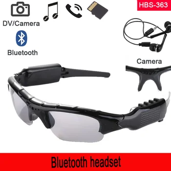 Bluetooth Naočale DV Kamera Punjiva Sunčane Naočale Bluetooth Glazba Moto Bike Sport Račun Crtica Cam sa 32G TF Kartica