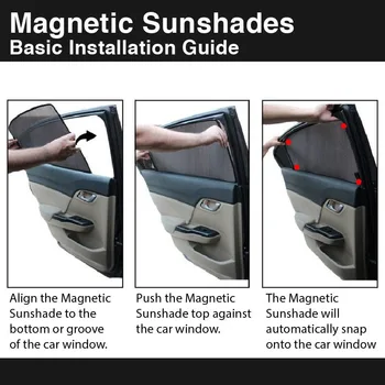Bočni Prozor Automobila Magnetski Štitnik Za sunce sa UV-Zaštita Zraka Blokiranje Mrežasti Vizir Za Mazda CX-4 Pribor Za Zavjese