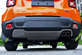 Branik Automobila Pločica Za Jeep Renegade 2016.2017.2018 BRANIK GARDE Visoke Kvalitete od Nehrđajućeg Čelika Sprijeda+Straga Auto Pribor