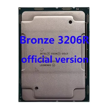 Brončani 3206R Službeni Verasion Procesor Intel Xeon rocessor 1,9 Ghz 6-Core 8,25 M TPD 85 W FCLGA3647 Za C621 Server Matična Ploča