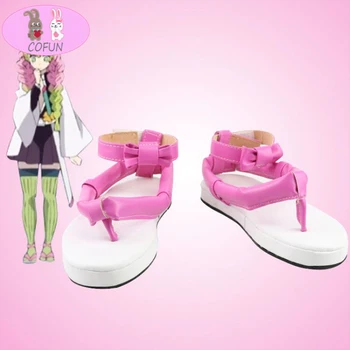 COFUN Anime Demon Slayer Kimetsu no Yaiba Cosplay Cipele Čizme Kanroji Mitsuri Cosplay Cipele Kimetsu No Yaiba Cosplay Cipele