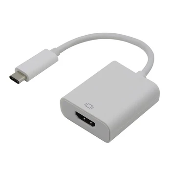 Crno-bijeli Full HD 1080P, USB 3.0 Type C na HDMI Kabel Adapter za Novi Laptop Macbook Chromebook