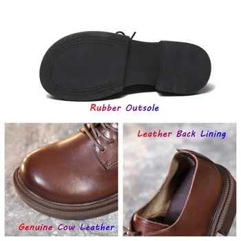 Cypress Vine Women Loafer Shoes Pravi Cow Leather For Spring Summer Jesen Round Toe Square Heel Potplat By Unikatni Size35-41