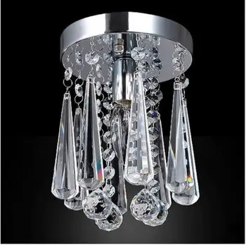 Dnevni boravak Dia15*h22cmmodern crystal stropna svjetiljka 110-240 U sjajnost besplatna dostava Lamparas De Techo lampa