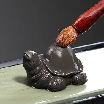 Dugovječnost kornjača ljubičasta pijesak čaj omiljeni veliko tea set dugovječnost ukupan ukras skulptura izravna prodaja tvornice