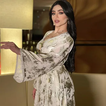 Eid Mubarak Muslimanska Moda Abaja Haljina Dubai Žene Бронзирование Elegantan Islamska Odjeća Ženski Hidžab Kardigan Kaftan Haljine Абаи
