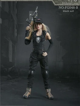 Fire Girl Toys 1:6 Woman Gunner Black Taktički Odjeca Suit FG048B F 12
