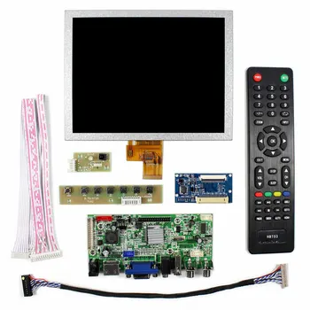HD MI+VGA+AV+Audio+USB LCD kontroler 8