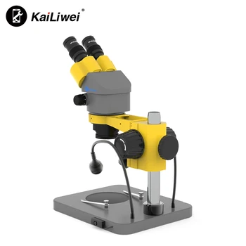 Kailiwei 0655EI 6-55X Zoom Industrijski Stereo Mikroskop BGA Сварочная Povećalo za Popravak Telefona stalak kompasa Mikroskop Dvostruko Svjetlo