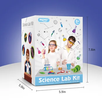 Kids Science Lab Kit Toy Children Role Play Game DIY Science Experiments Set with Lab Coat Unikatni Scientist Costume Boy Igračke