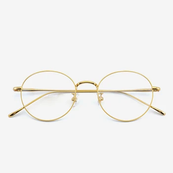 Lagani Titan Klasicni Okrugle Naočale Okvira Muškarci Žene Optički Recept Naočale Stare Kratkovidnost Naočale Za Čitanje Oculos