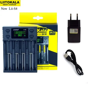 LiitoKala Lii-S4 Lii500s Punjač Baterija za 18650 26650 21700 18350 AA AAA 3,7 U/3,2 IN/1,2/ Litij-Ionska punjiva NiMH Baterija