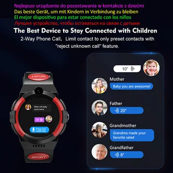 LT32 Dječji Pametni Sat SIM kartica 4G Mreža Videochat Poziv SOS GPS WIFI LBS Lokacija Skladište Sport Android iOS Smartwatch 2022