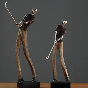 Moderni basic Golf Kip Skulptura Figurice Smole Minijature Ukras Obrt za Uređenje Igračke Dar R1385