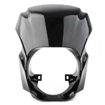 Motocikl Prednja Fara Izglađivanje Poklopac Maska Garde Za Harley Softail Bijeg 2018 2019 2020 Sjajni Crni ABS Plastika