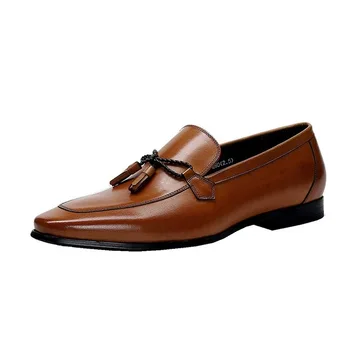 Muške kožne cipele od prave kože oxfords za muškarce luksuzni modeliranje cipele слипоны svadbene cipele kožne броги cipele za vožnju
