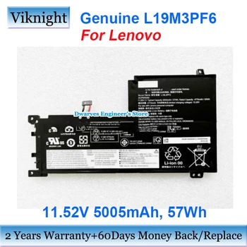 Pravi L19M3PF6 Baterija Za Lenovo IdeaPad 5-15IIL05 Serije Laptop Baterije 5B10W86944 L19M3PF6 SB10W86952 11.52 U 5005 mah 57 W