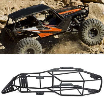 RC Roll Cage Metal, Black Metal Chassis Frame RC Frame Body Chassis Upgrade Part Kompatibilan S SCX10 90022 90027