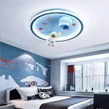 Spavaća soba spavaća soba led stropna svjetiljka Dream space planet astronaut serije Crtani film dječak lampa