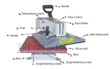 Stroj za tisak vrućine glave ljulja visokog tlaka termalna stroj za prijenos topline sublimacija slučaja telefona tiskarski stroj za prijenos topline
