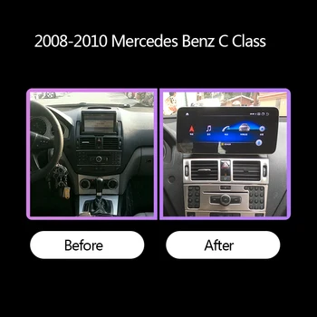 Tokesla Auto Radio Media Player Za Mercedes BENZ C W204 C180 C200 C220 anto Android GPS Navigacija DVD Automotivo 2008-