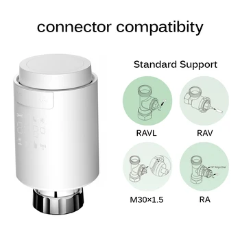Tuya Smart ZigBee Radijator Pogon TRV Programabilni Termostatski Ventil Termostat hladnjaka Podrška za Aplikacije Daljinski Upravljač Alexa