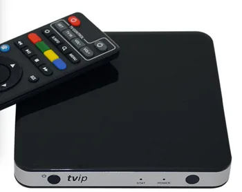 TVIP 605 [2 kom.] Streamer tv box Dual wifi s-box IPTV HEVC HD iptv streaming box tvip605 S daljinskim upravljačem BT