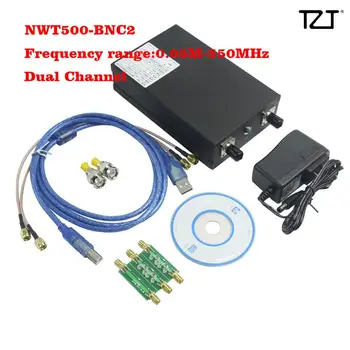 TZT NWT500-BNC2 Frekvencija Pomesti Metar Amplituda Frekvencijski Analizator Dual-channel 50 do 550 M USB Sučelje