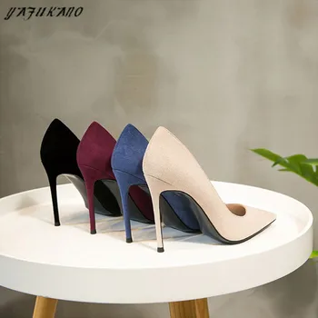 Ukusan Ženske cipele-brod na tankom petu ili boje kože, Novo 2020 godine, Marke Dizajn, Večernje Vjenčanje Cipele Na Visoku Petu cipele, Elegantan Ženski Uredski cipele