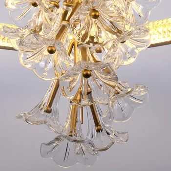 Umjetnički Dizajn, Moderna Led Luster Lampa Za Dnevni boravak Dekoracije Salona Cvijet Viseće Svjetiljke AC110V 220V