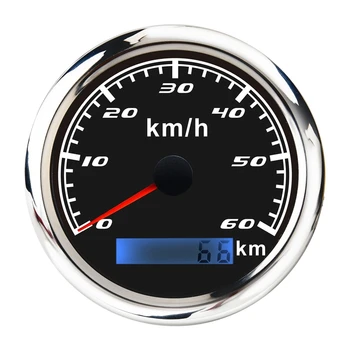 Univerzalni Brzinomjer 12 v/24 v Brojač 85 mm 60 km/H LCD Brojač Sati brojač okretaja Svjetla Metar s GPS Antenom