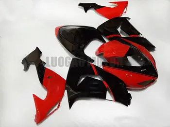 Visoka Kvaliteta Prilagođeni Injekcije Crveno Crni motocikl oplata kit Za KAWASAKI ZX10R 2006-2007 Haubi Vozila ZX-10R tijelo setove