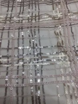 Visokokvalitetna нигерийская tkanina nova afrička vezene cvjetne čipke tkanina ZH-7325 za moderne haljine