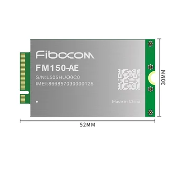 Wiflyer FM150-NA FM150-AE 5G Modul Chipset 5G signal M. 2 Sučelje Qualcomm Program u Europi, Australiji, Sjevernoj Americi, Aziji