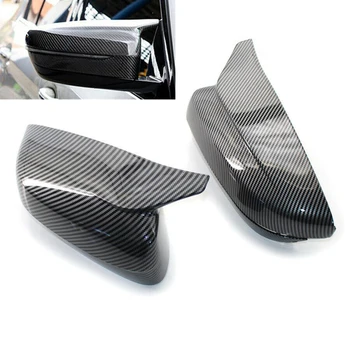 Za -BMW 3 5 7 Series G20 G30 G11 G12 Carbon Fiber Pattern ABS Side Rear View Mirror Cap Cover Shell Trim