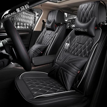 Za Mazda 3/6/2 MX-5 CX-5 CX-7 3D Full Surround Dizajn Sportske Jastuci Kožna Crna Crvena Narančasta Smeđa Navlake za Sjedala