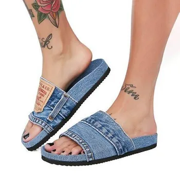 ZAR Woman 2021 Flat Shoes Spring Summer Traper Fashion Outer Wear Black Plus Size 43 Lazy And Sandals Slippers Women Luxury