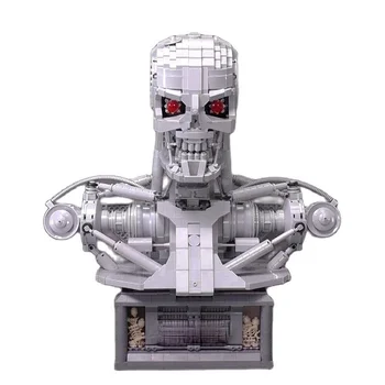 Čelik Robot Poprsje Poprsje Cyborg Ubojica 20570 Jedinica Skup Statua Modello Gradivni Blokovi Veliki Ukras Model Edukativne Igračke