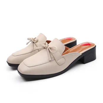 Ženske papuče 2020 ljetnim половинные papuče izvana nositi cipele s debelim potplatima lijeni papuče baotou moda plus veličina cipela